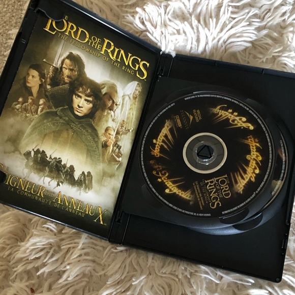 🎉 5/$15 🎉 THE LORD OF THE RINGS - THE FELLOWSHIP OF THE RING DVD - Picture 3 of 4